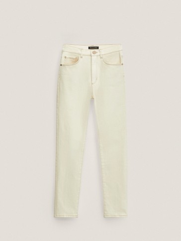 High-waist slim fit jeans - Women 