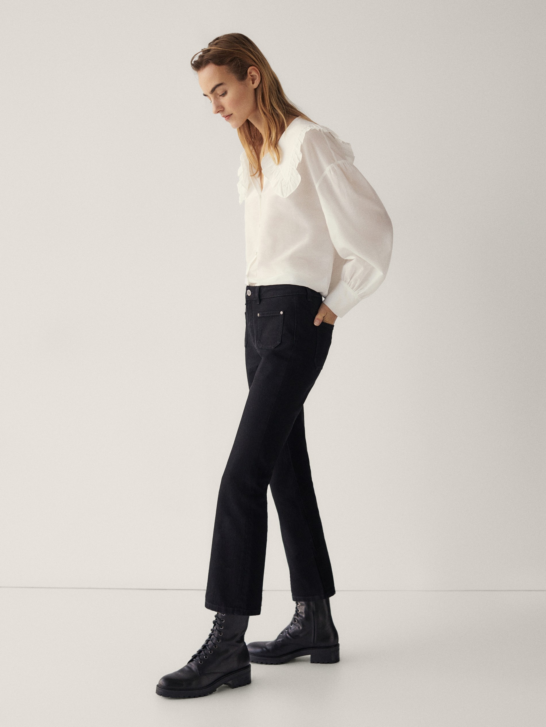 massimo dutti black jeans