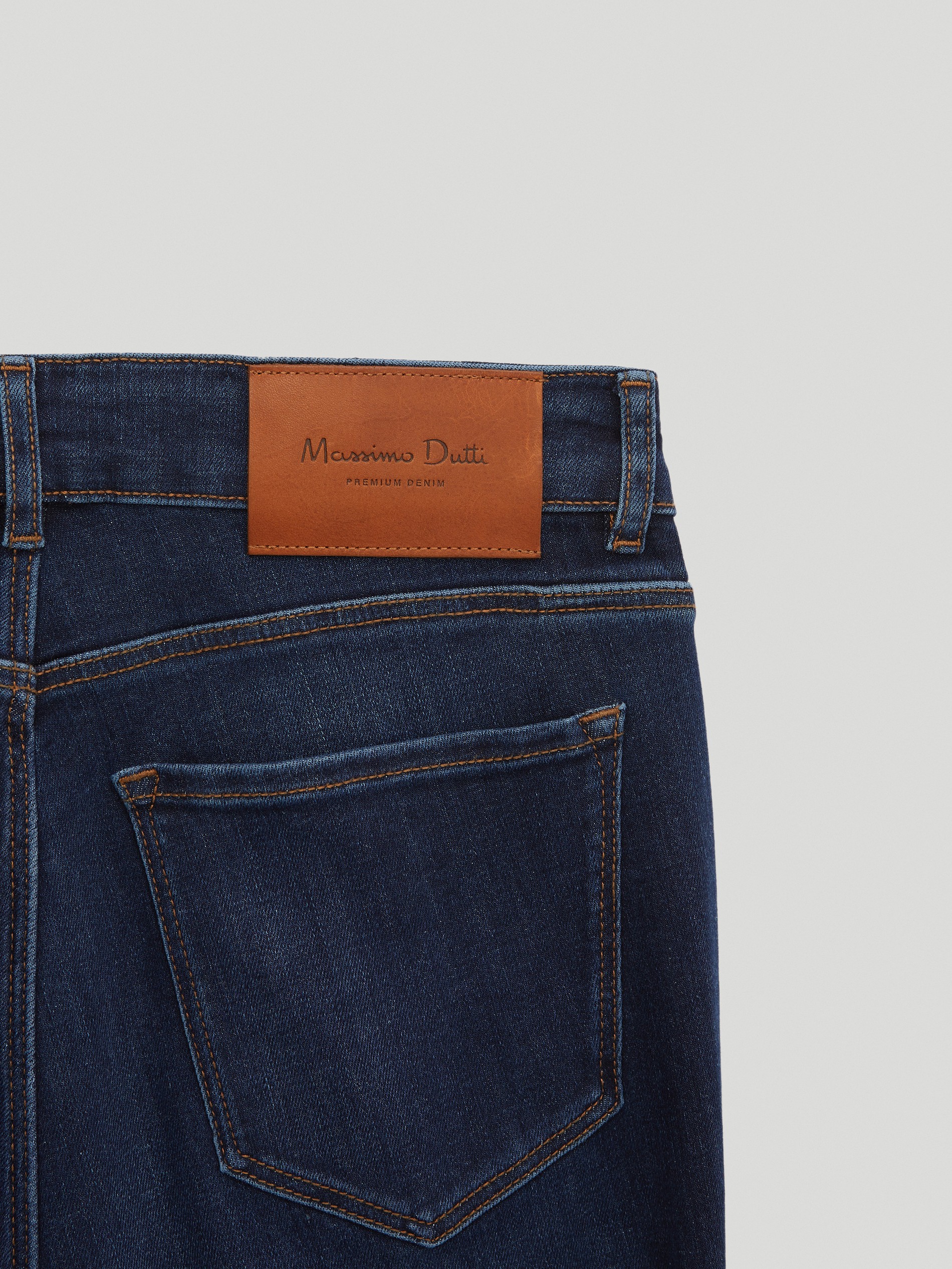 Mid-rise skinny jeans - - Massimo Dutti
