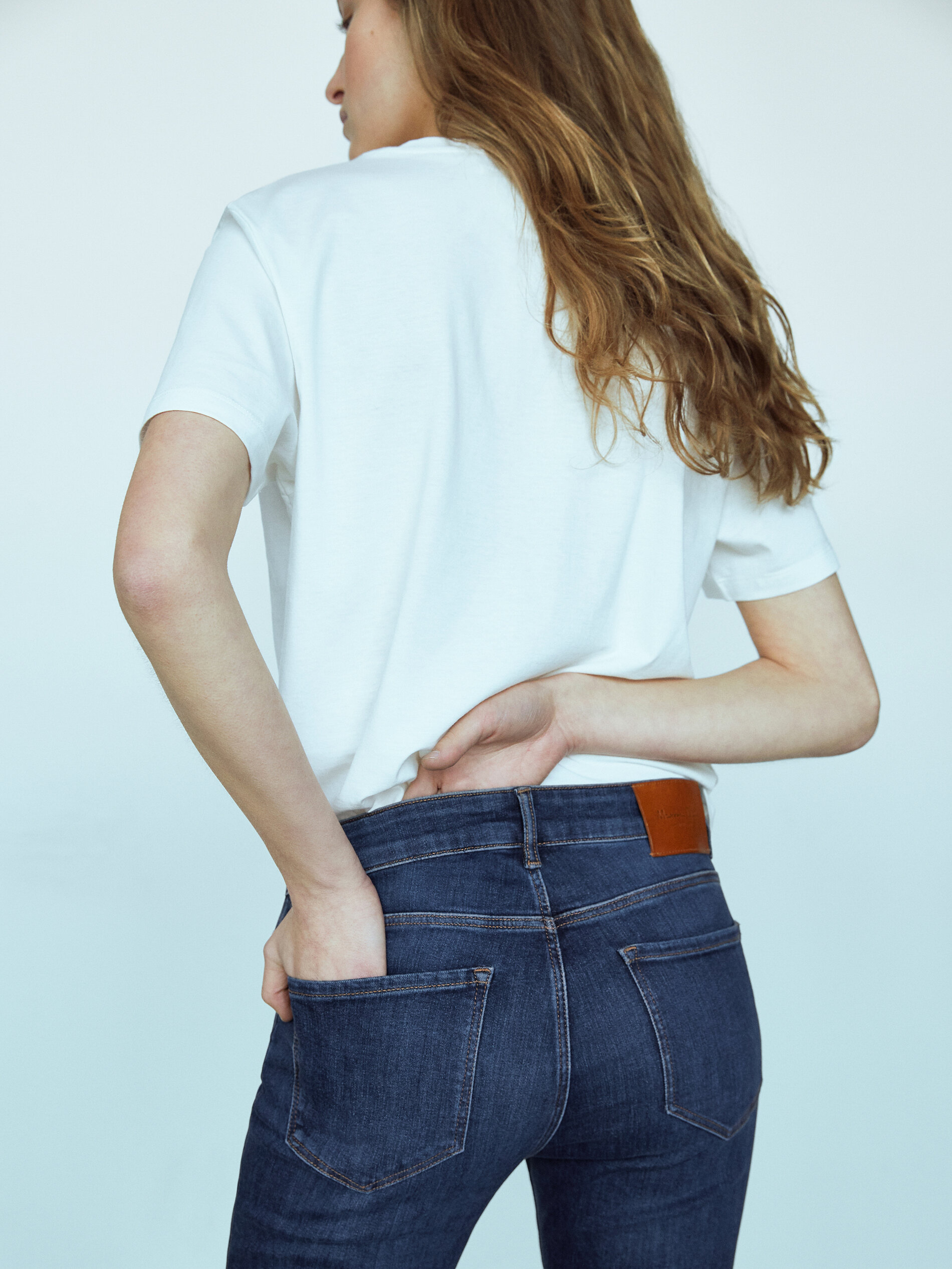 Mid-rise skinny jeans - - Massimo Dutti