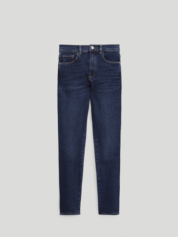 High-waist skinny jeans - null - Massimo Dutti