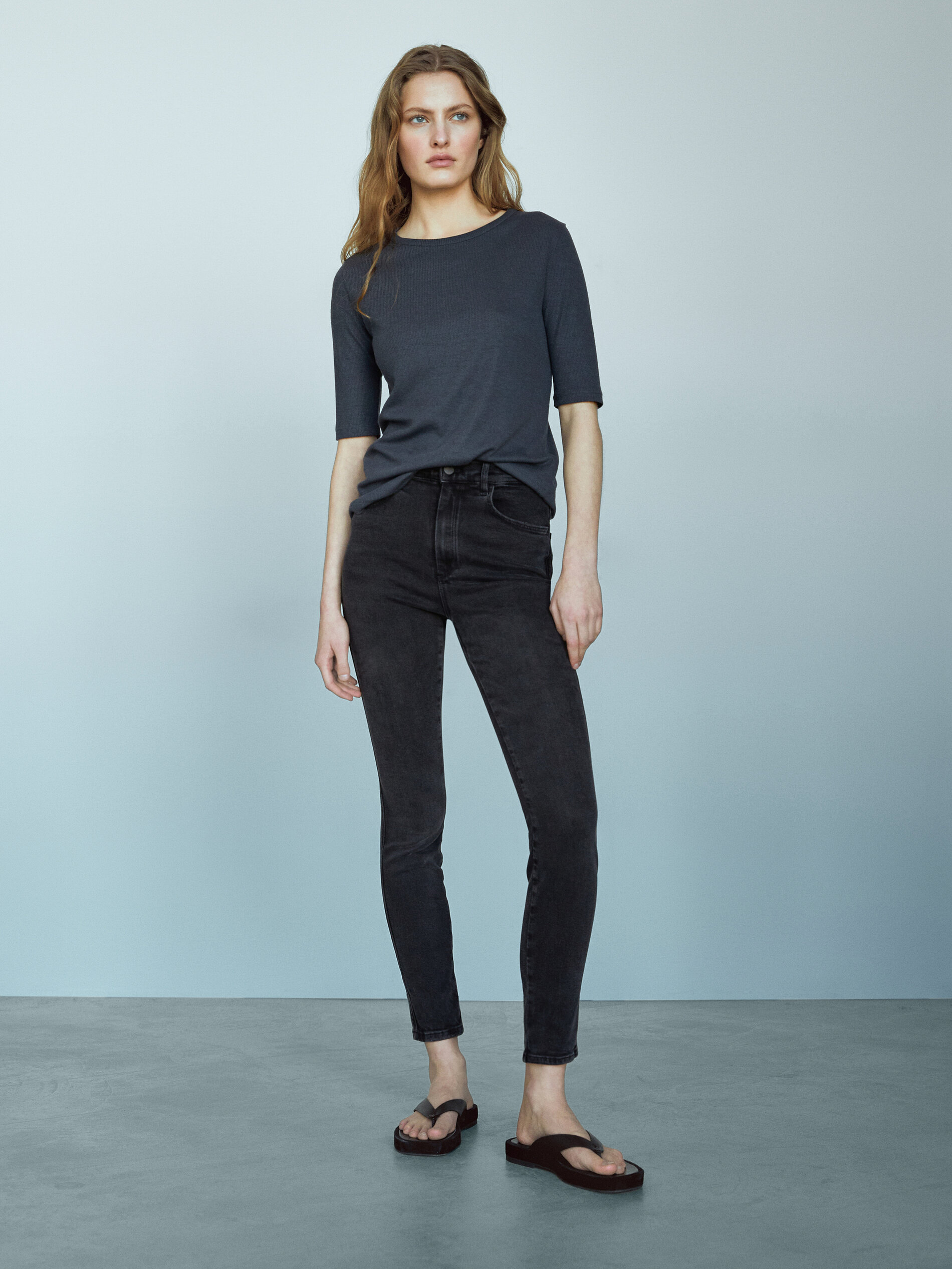 massimo dutti black jeans