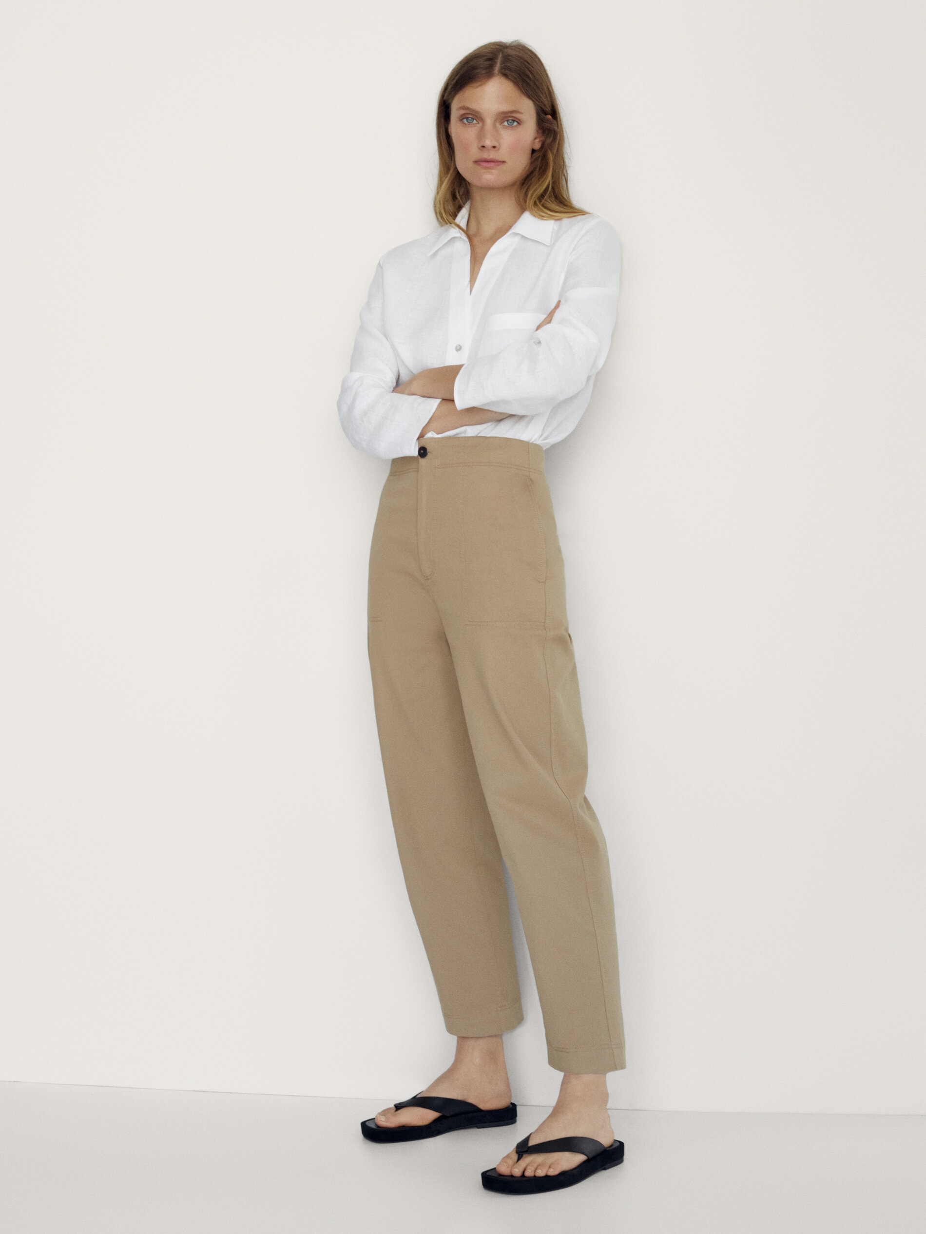 slim fit chinos women