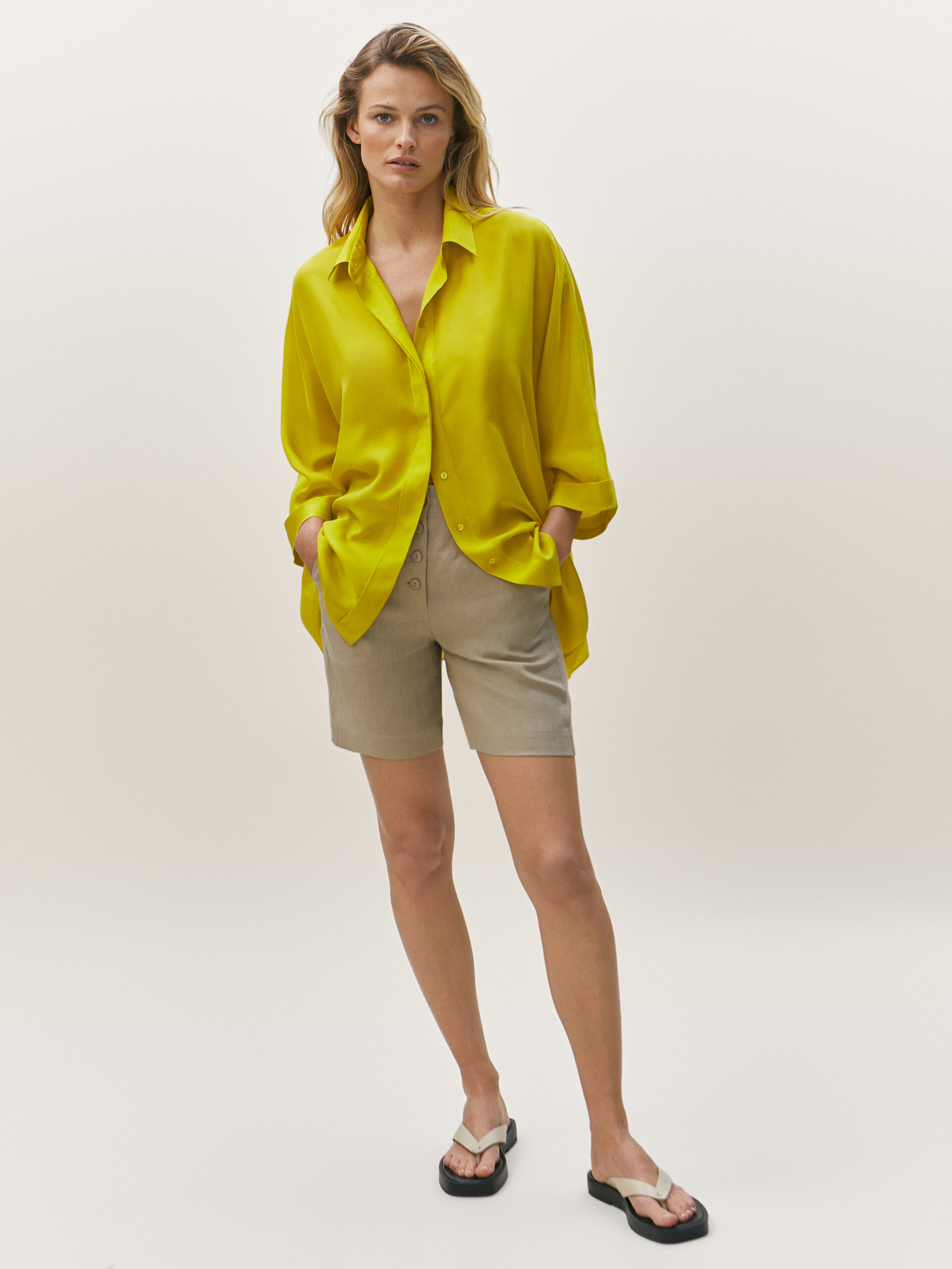 bermuda shorts linen