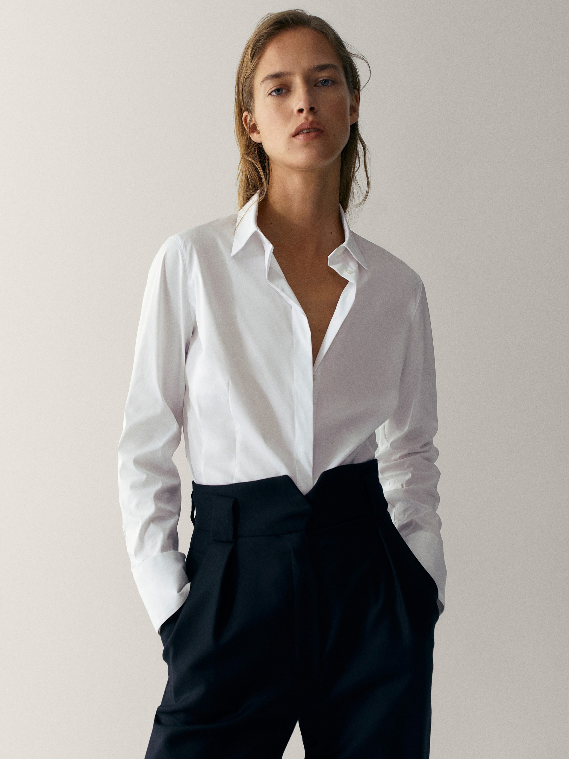 plain cotton shirts for womens