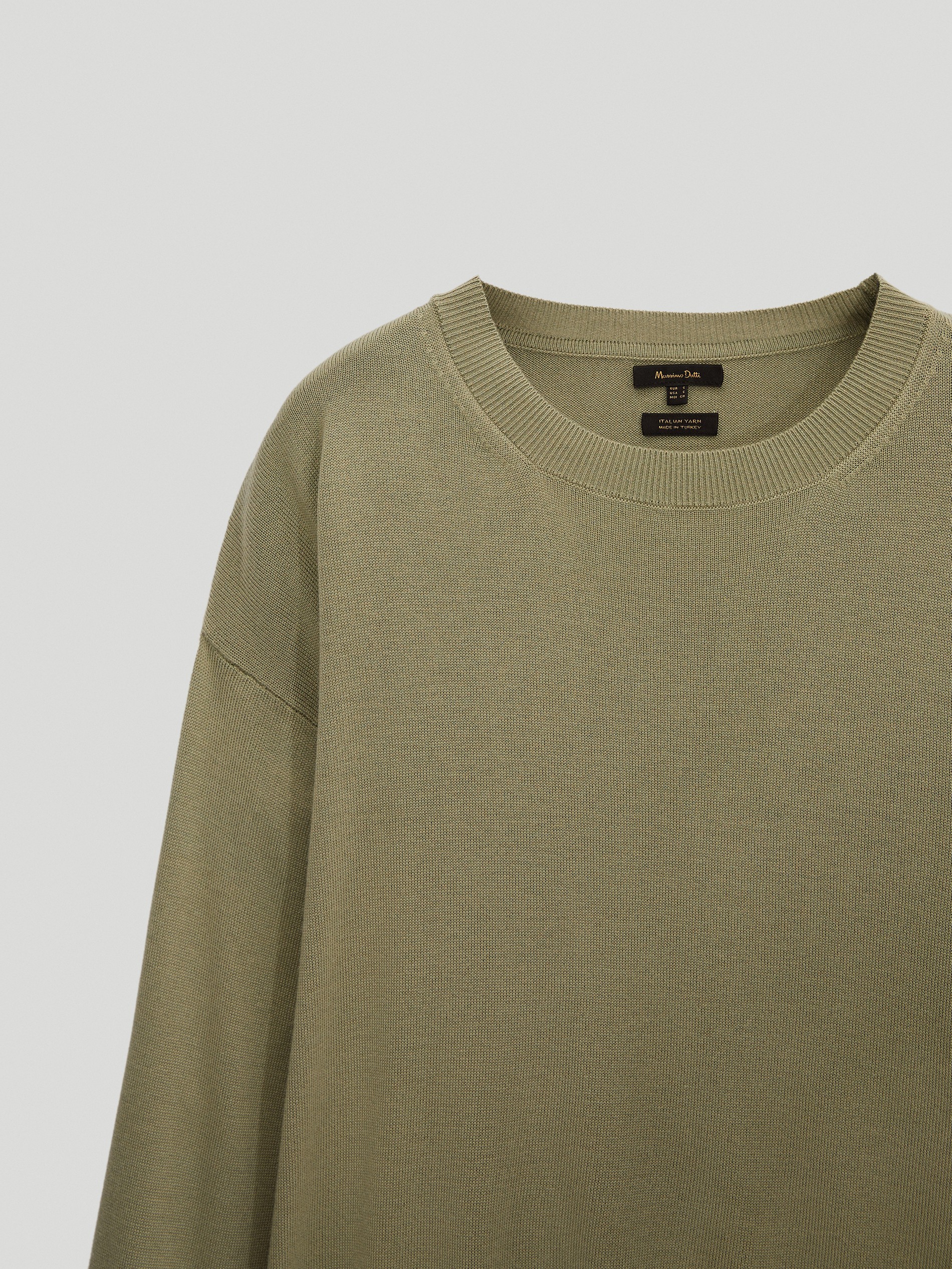 boyfriend crewneck sweater