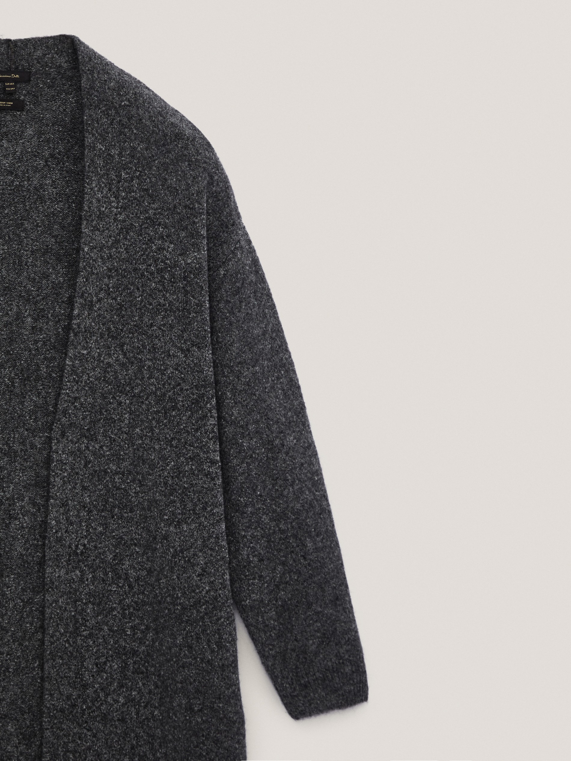 longline open cardigan