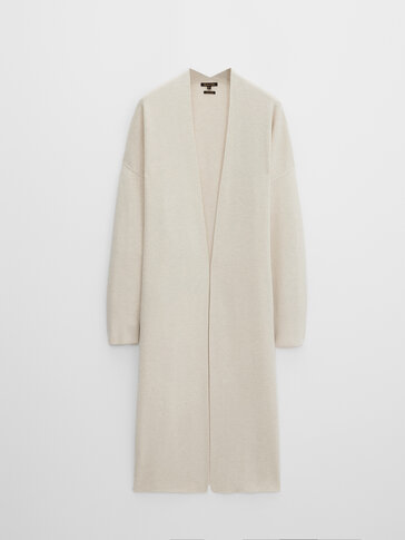 massimo dutti long cardigan