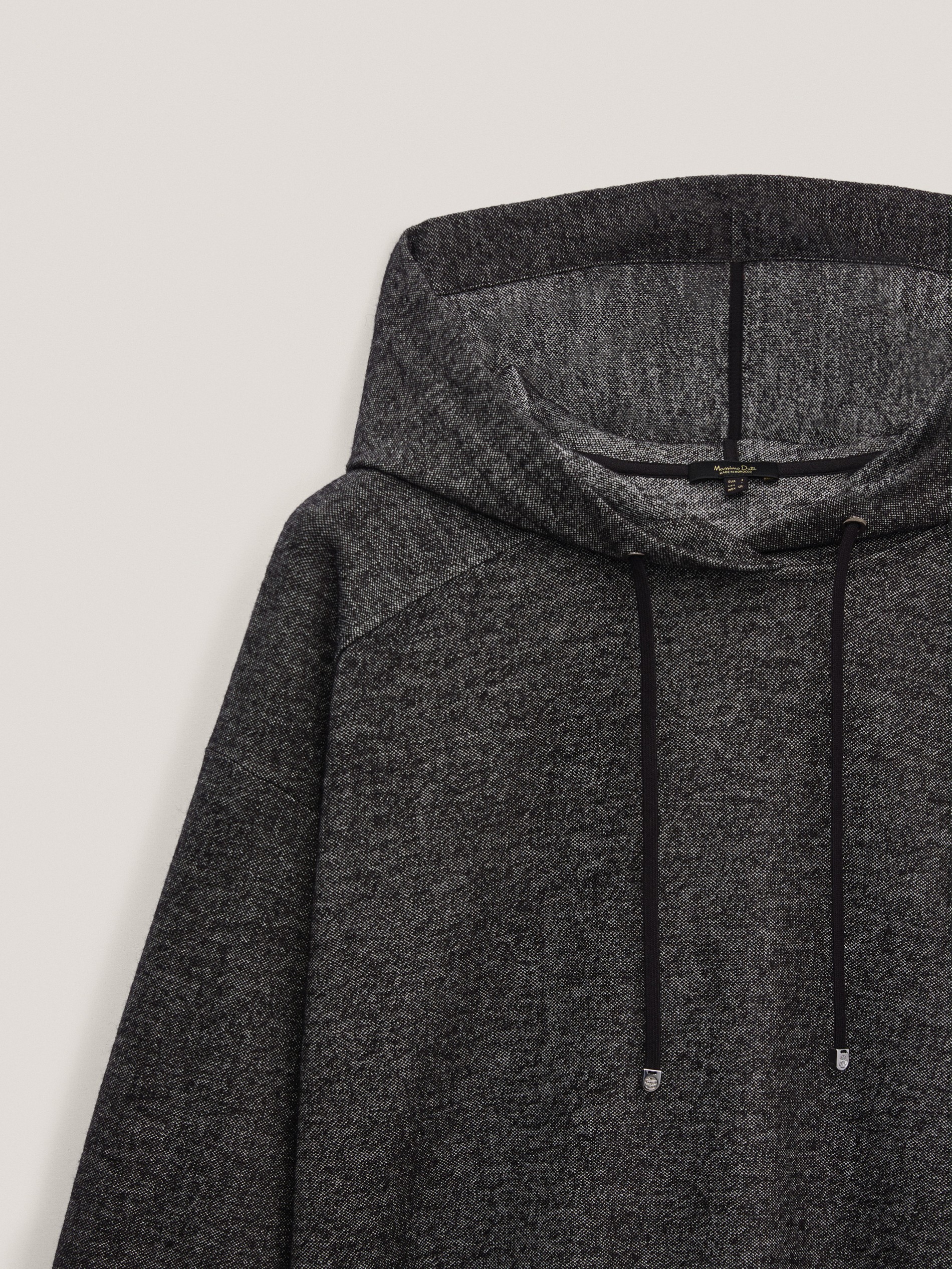 flecked sweatshirt