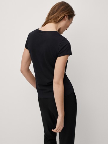 basic t shirt massimo dutti