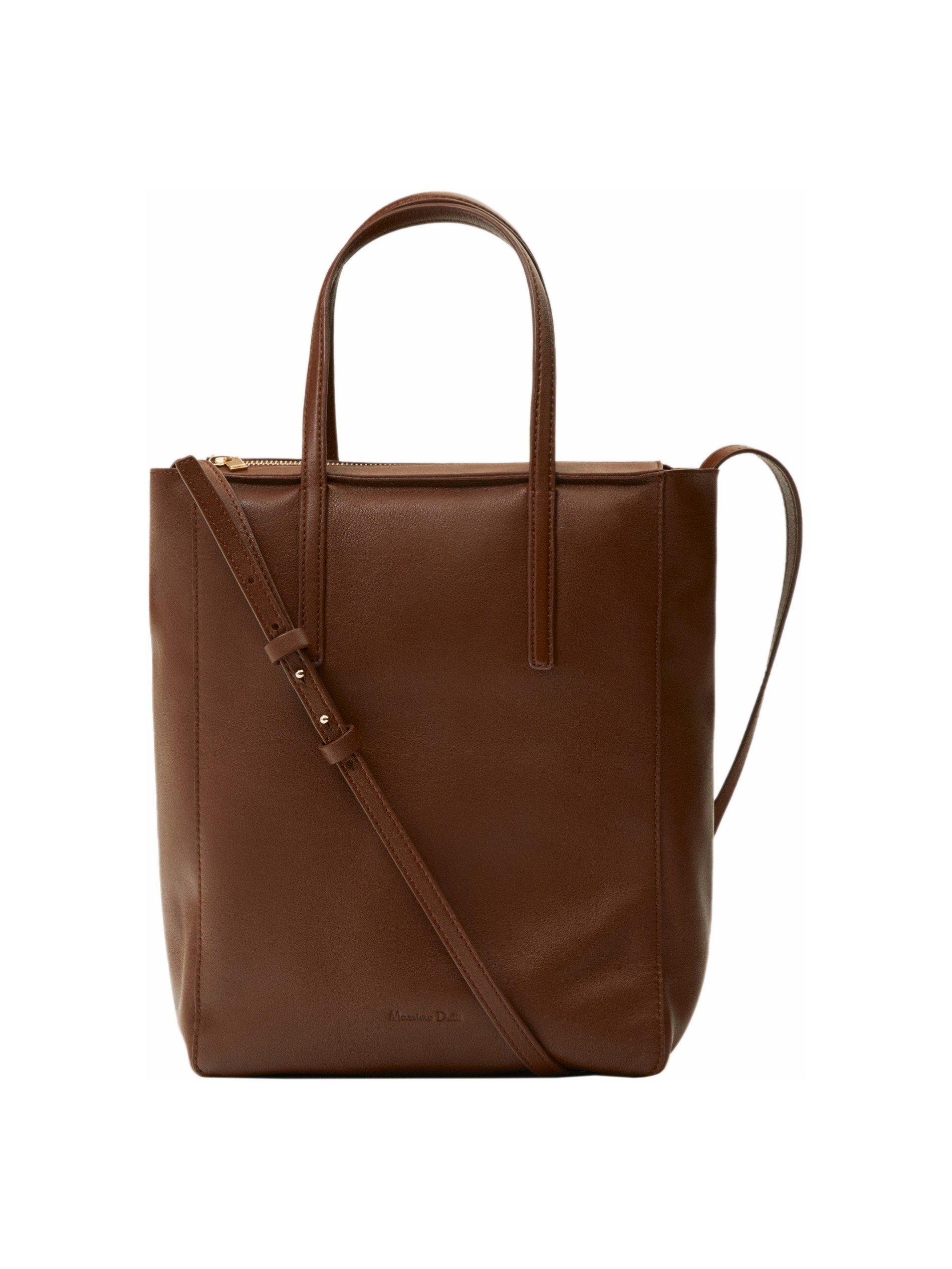 Nappa leather tote bag - null - Massimo 
