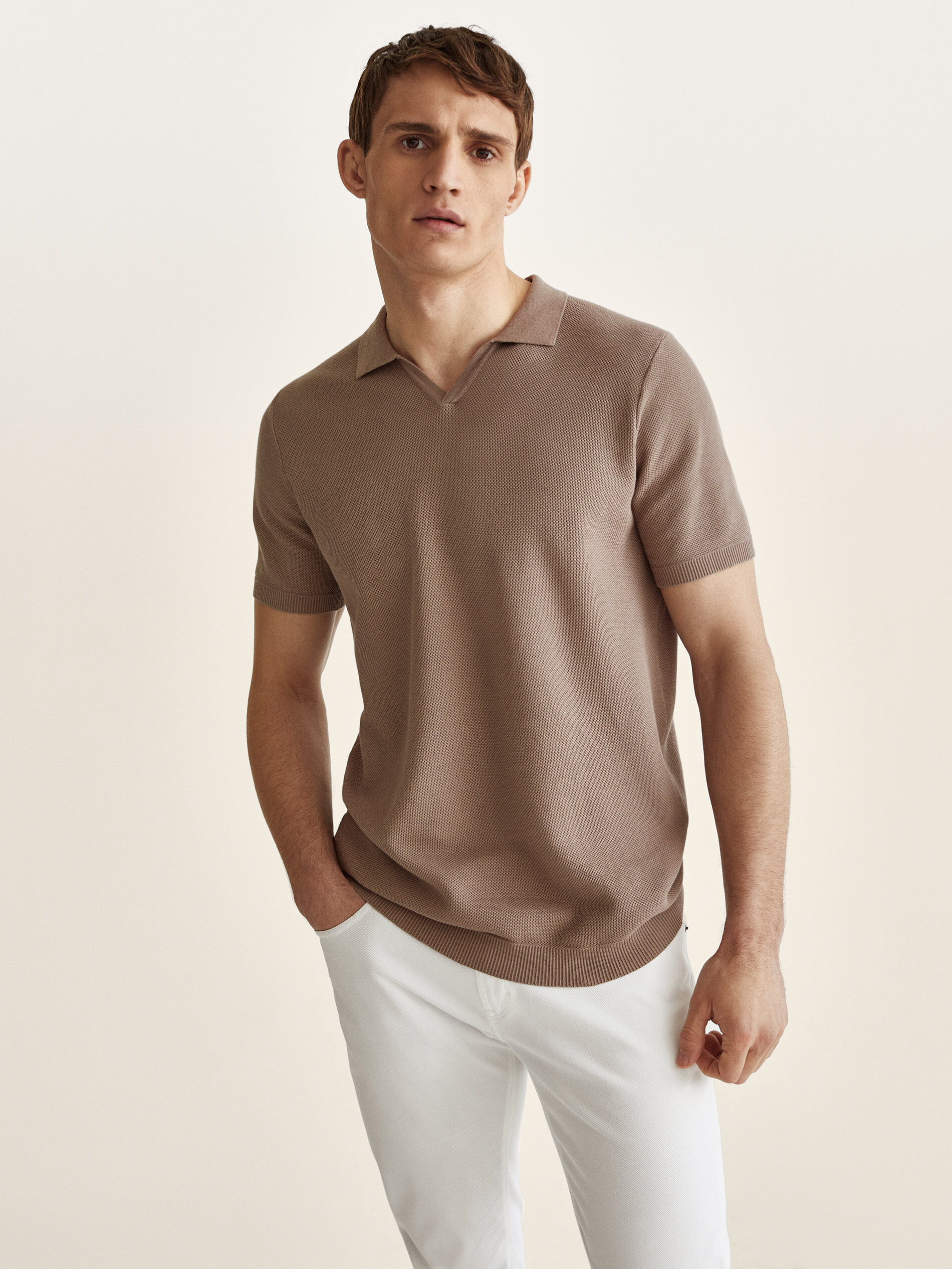 polo sweater short sleeve