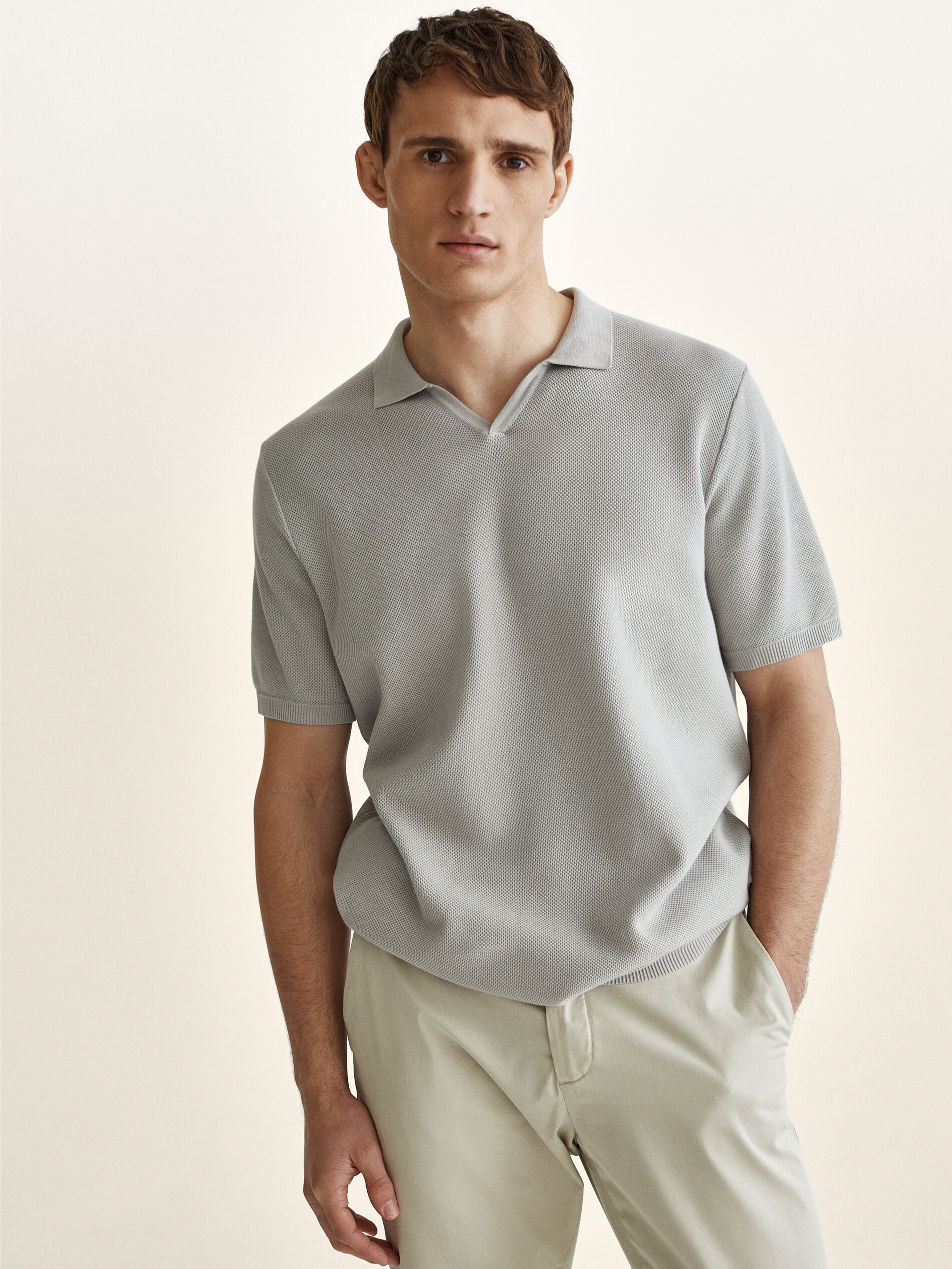 polo sweater short sleeve