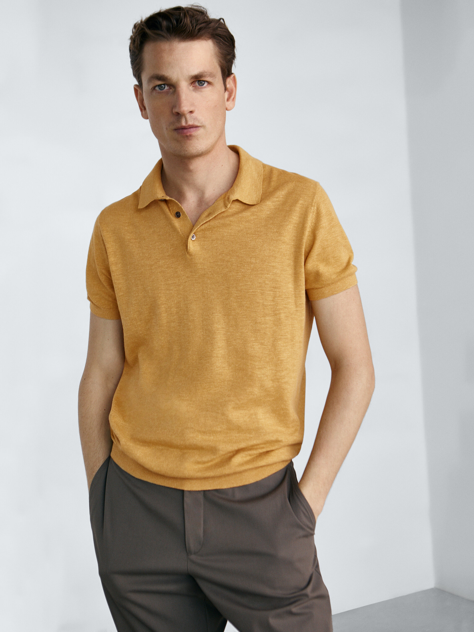 linen polo