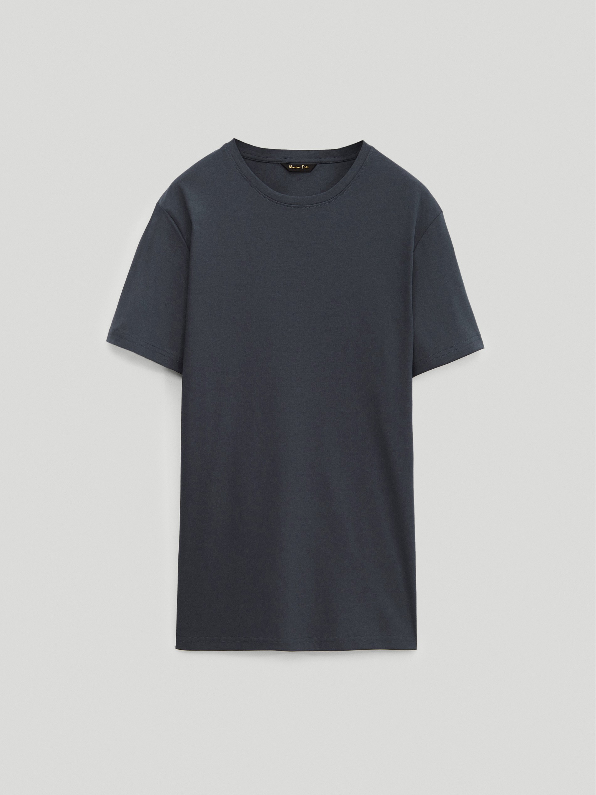 100% cotton short sleeve T-shirt - Men - Massimo Dutti