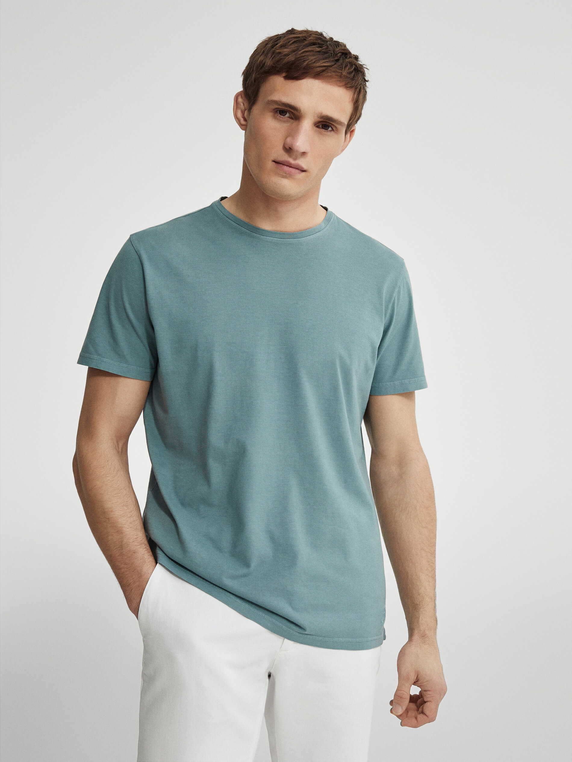 basic t shirt massimo dutti