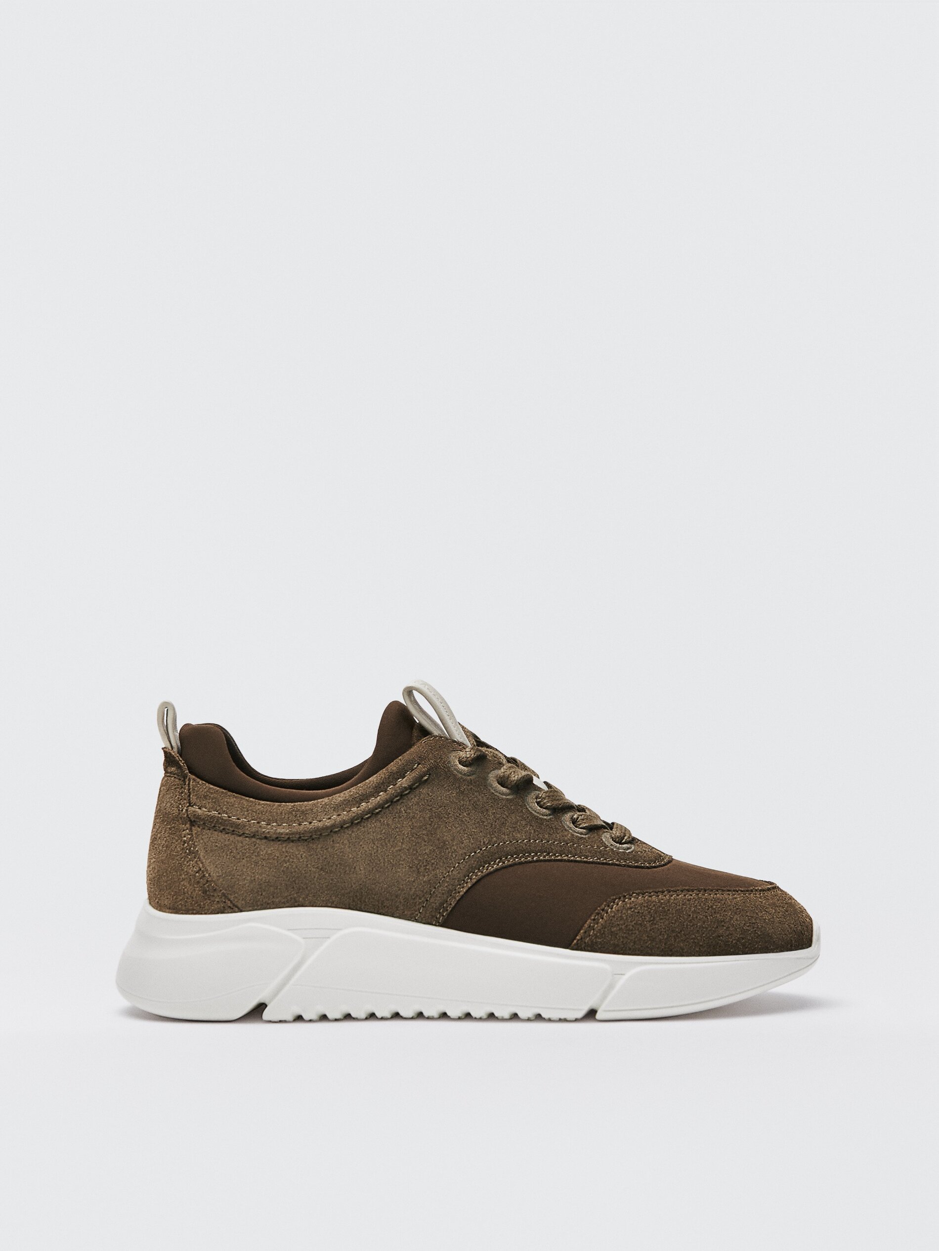 khaki sock trainers