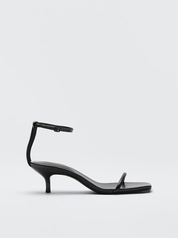massimo dutti black sandals