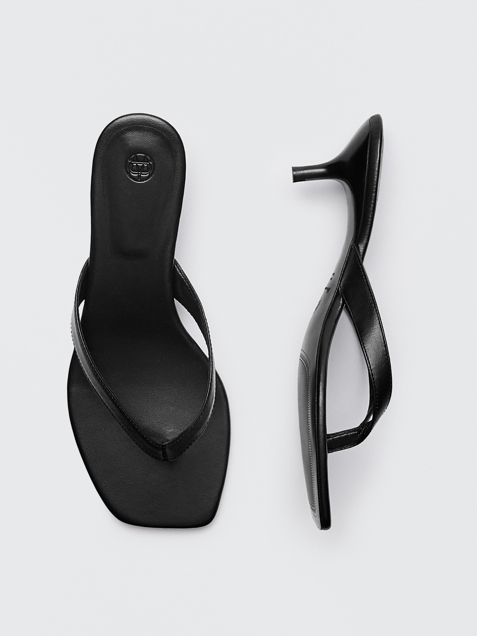 massimo dutti black sandals