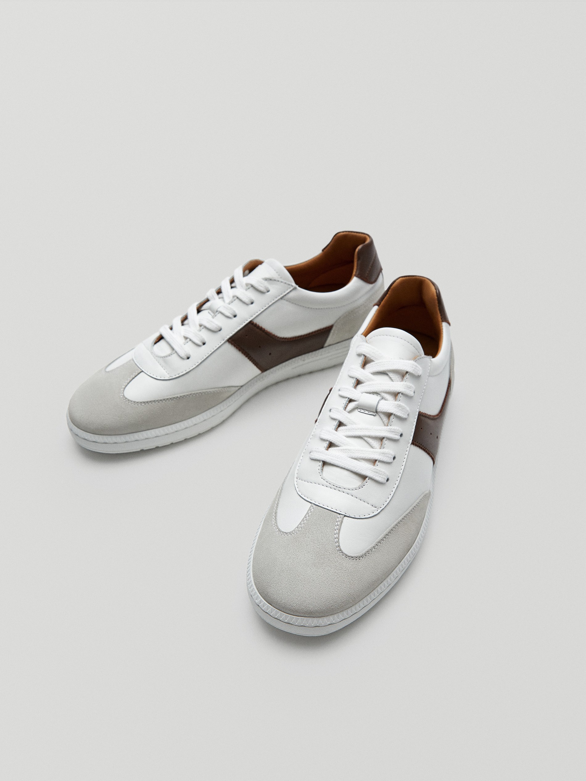 massimo dutti white trainers