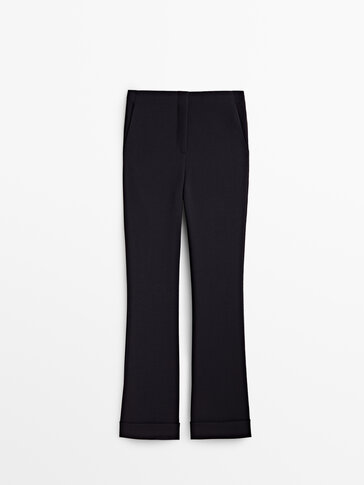 Limited Edition navy blue suit trousers