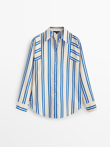 Shirt with double stripes