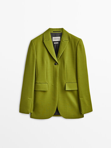 Limited Edition green suit blazer