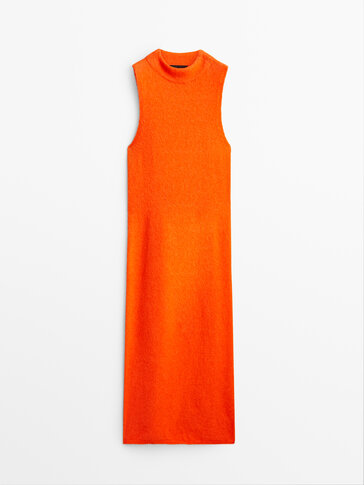 Knit mock turtleneck dress - Limited Edition