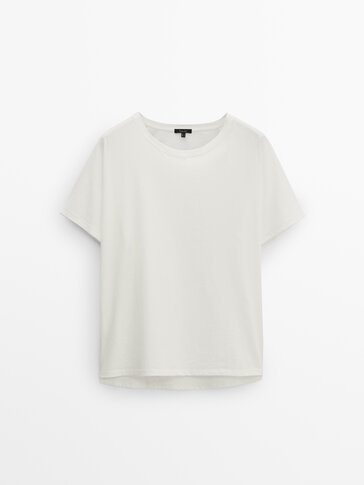 Plain cotton t-shirt
