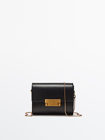 Mini nappa leather handbag with multi-way strap