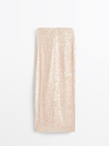 Sequinned long skirt - Studio