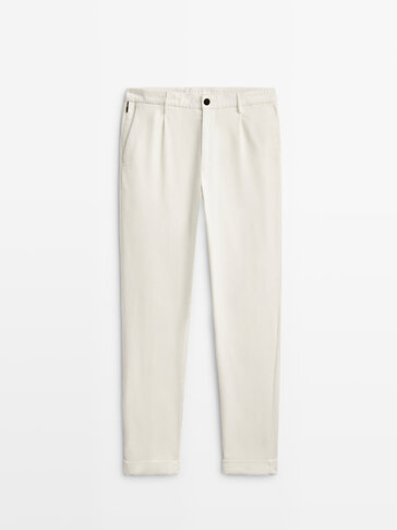 Relaxed fit corduroy chino trousers - Limited Edition