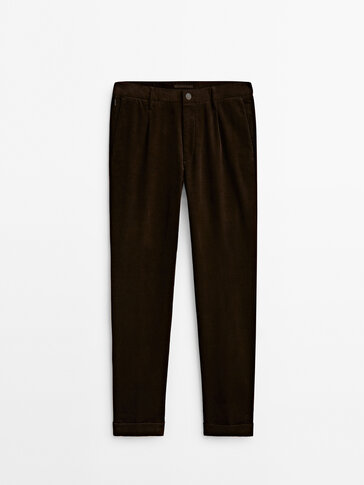 Relaxed fit corduroy chino trousers - Limited Edition