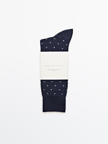Pack of contrast cotton socks