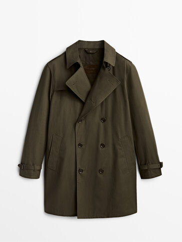 Cotton trench jacket