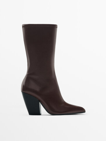 Leather high-heel ankle boots - Limited Edition