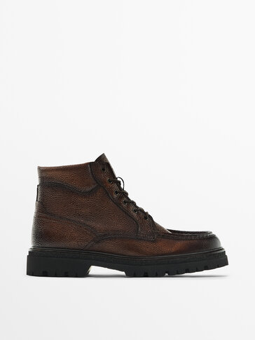 Leather moc toe boots - Limited Edition