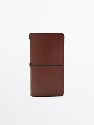 Leather case with notebook and calender Limited Edition