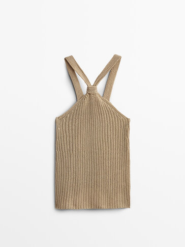 Knit top with knot detail - Limited Edition