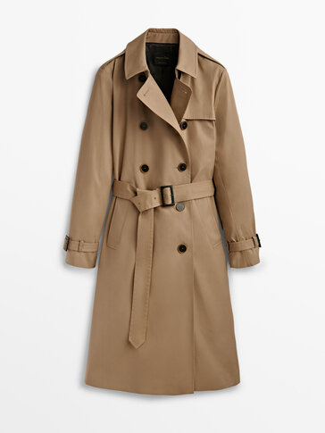 Classic cotton trench coat