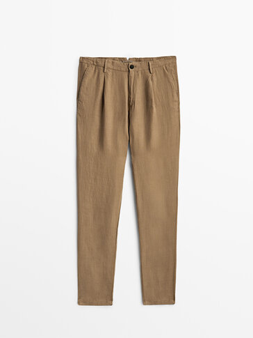 Linen leisure fit trousers - Limited Edition