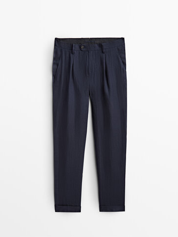 Twill linen trousers - Limited Edition