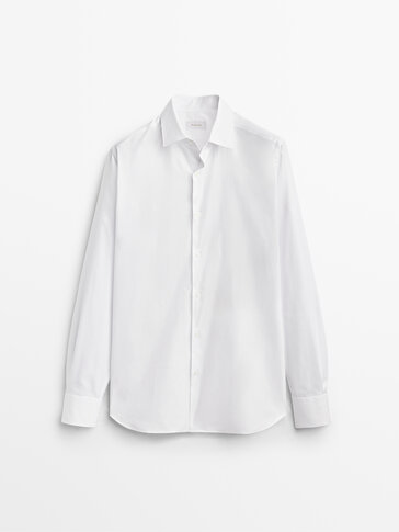 Slim fit 100% cotton Oxford shirt