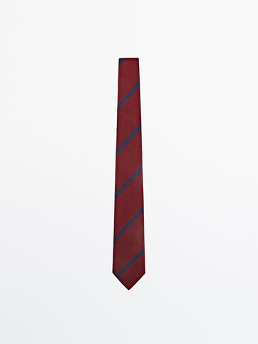 100%真丝纹理领带