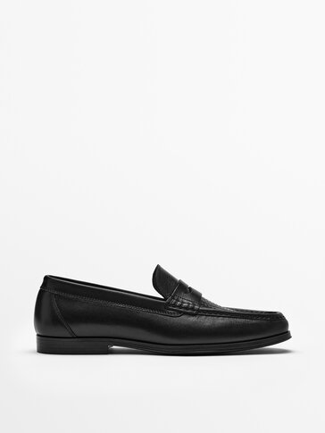 Woven leather loafers - Limited Edition
