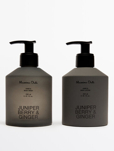 (250 ml) Juniper Berry & Ginger hand and body lotion and gel pack