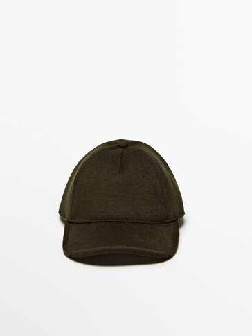 Wool blend cap