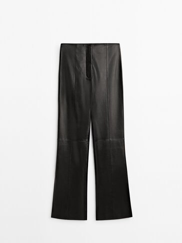 Black nappa leather trousers - Limited Edition