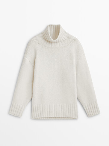 Knit high neck sweater - Limited Edition