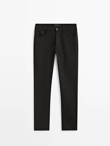 Tapered-fit jeans